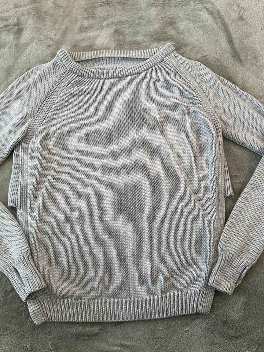Lululemon Yin To You Merino Wool Blend Gray Sweater Women's M/L 10/12*